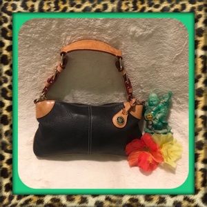 💥SPECIAL REDUCED PRICE!!! FIRM!✅ 
👑Dooney & Bourke Black leather Mini Handbag